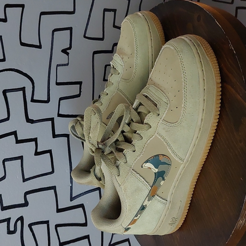 Air Force 1 GS Neutral Olive